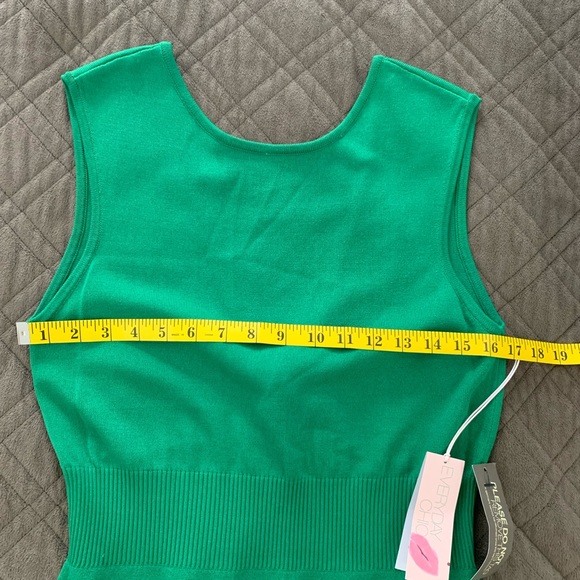 NWT Eva Mendes Green Sweater Dress size M - Picture 9 of 11